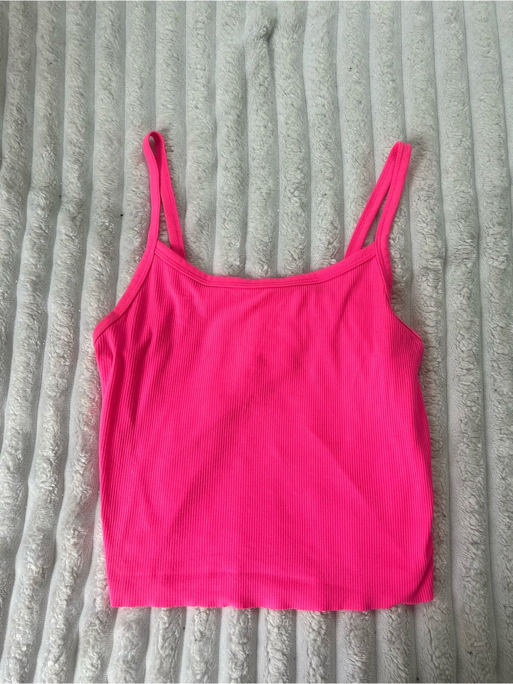 hot pink tank top